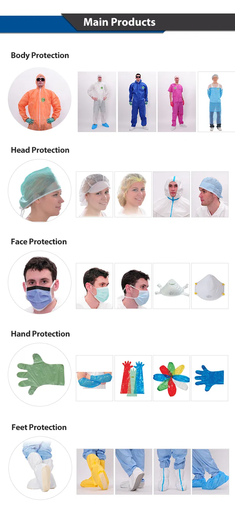 Anti Oil Disposable PE Long Glove