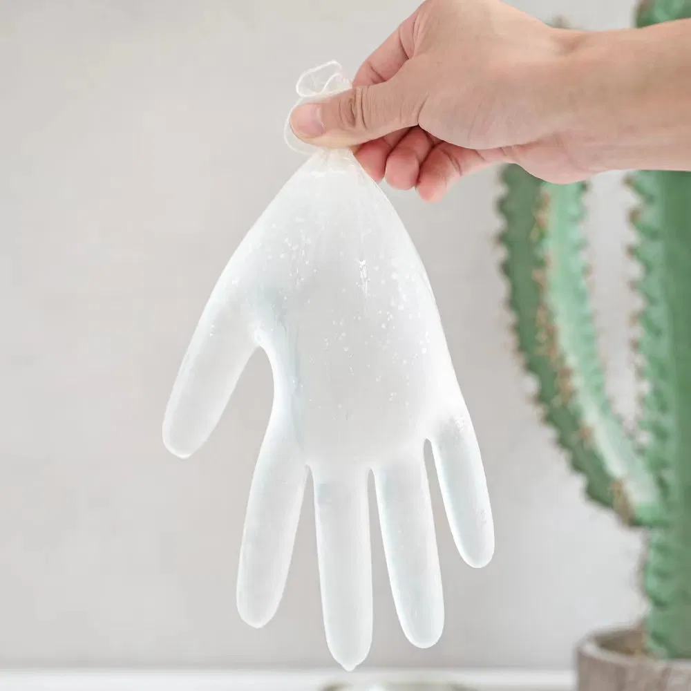 Wholesale Food Handling PE Plastic HDPE Disposable Gloves PE Disposable Gloves