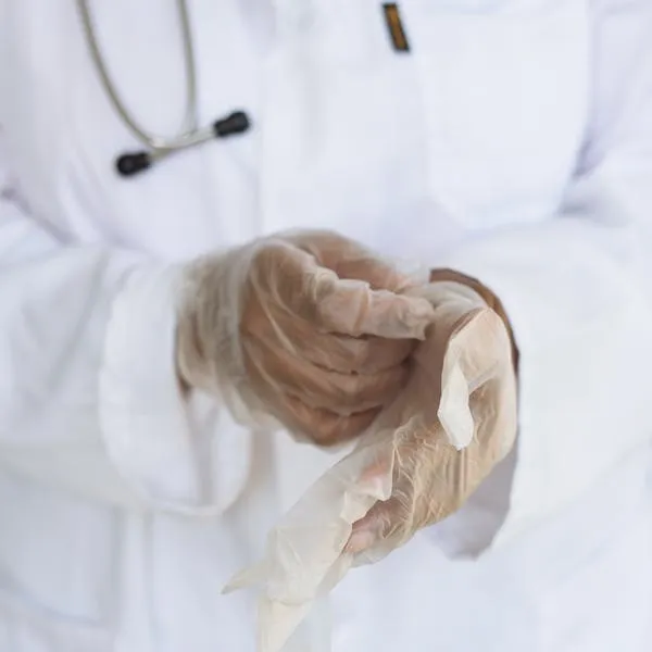 Light Red Nitrile Glove