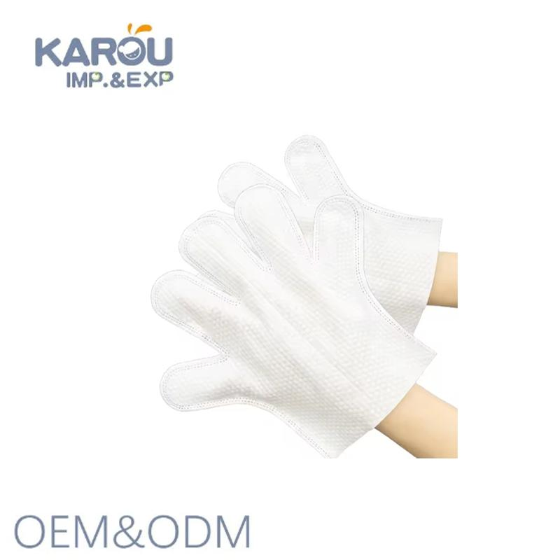 Eco Friendly Pet Biodegradable Bathing Wipe Grooming Cleaning Pet Disposable Cleaning Gloves