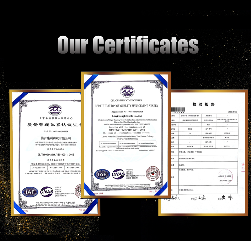Certifications