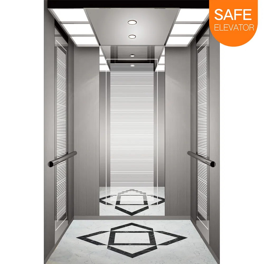 Passenger Lift Machine Roomless High Speed Vvvf Cheap Commercial Elevator