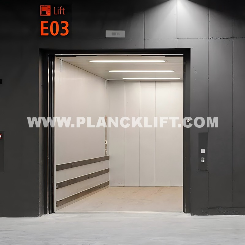 Cost Saving Via Planck, Freight Elevator Factory Price Durable 1000kg Stainless Steel for Cargo Goods Lift Heavy Loads and Frequent Use