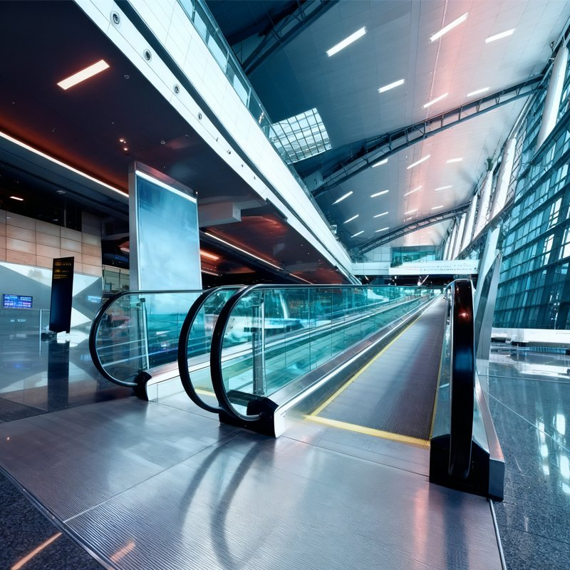 Corrosion-Resistant Moving Walkway for Outdoor Use