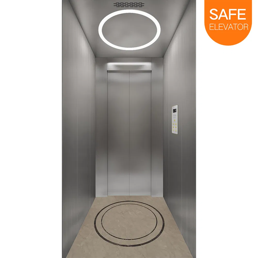 Low Noise Cheap Price Machine Roomless Energy Saving Passenger Elevator