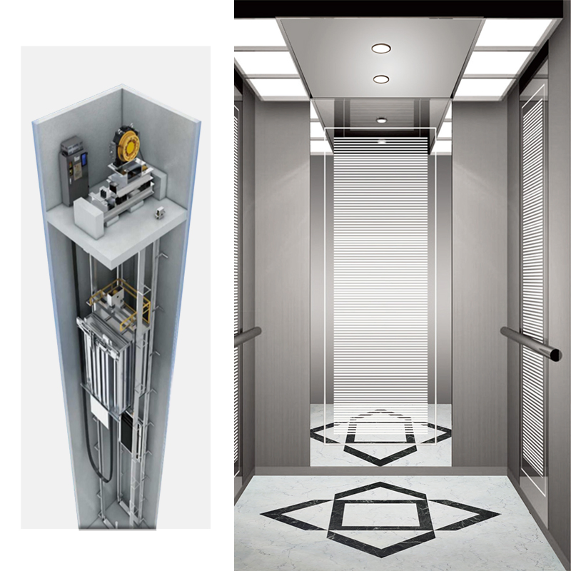 High Quality Home Elevators Mr Traction Machine Villa Passenger Residential Lift