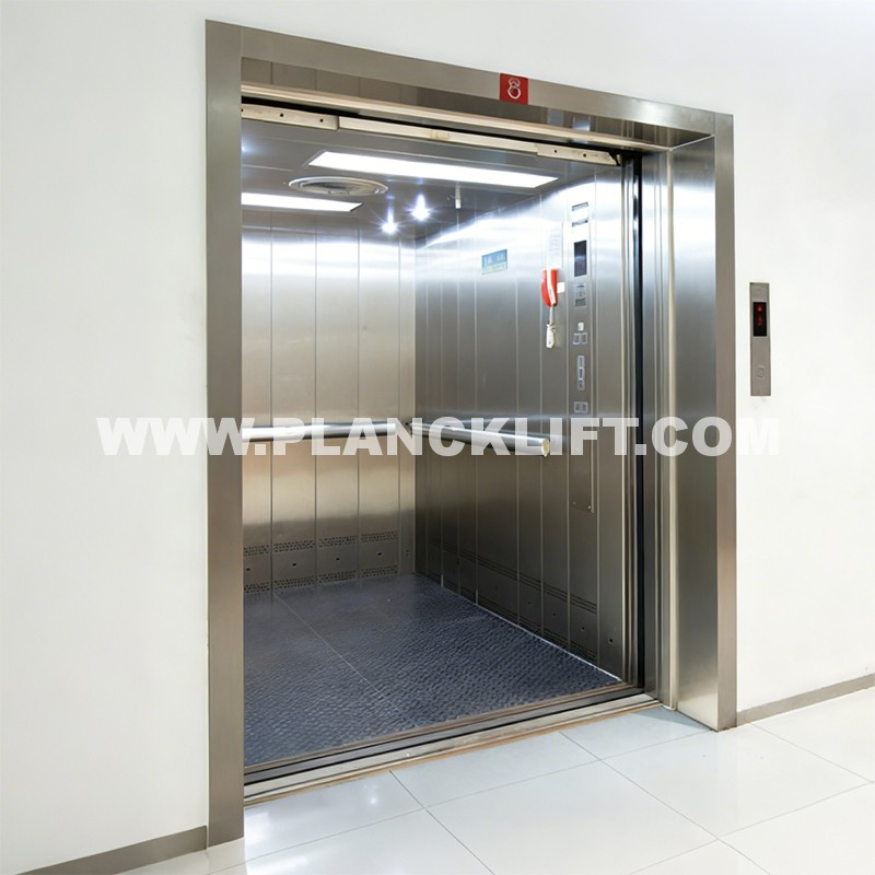 Cost Saving Via Planck, Freight Elevator Factory Price Durable 1000kg Stainless Steel for Cargo Goods Lift Heavy Loads and Frequent Use