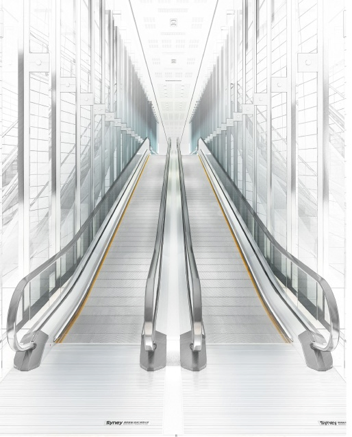 TUV Approved Safe Running Moving Walkway for Bus Station