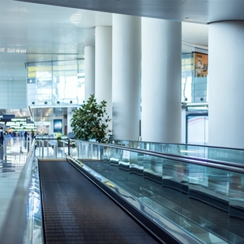 Advanced Safety Stop System for Moving Walkways, ISO Certified