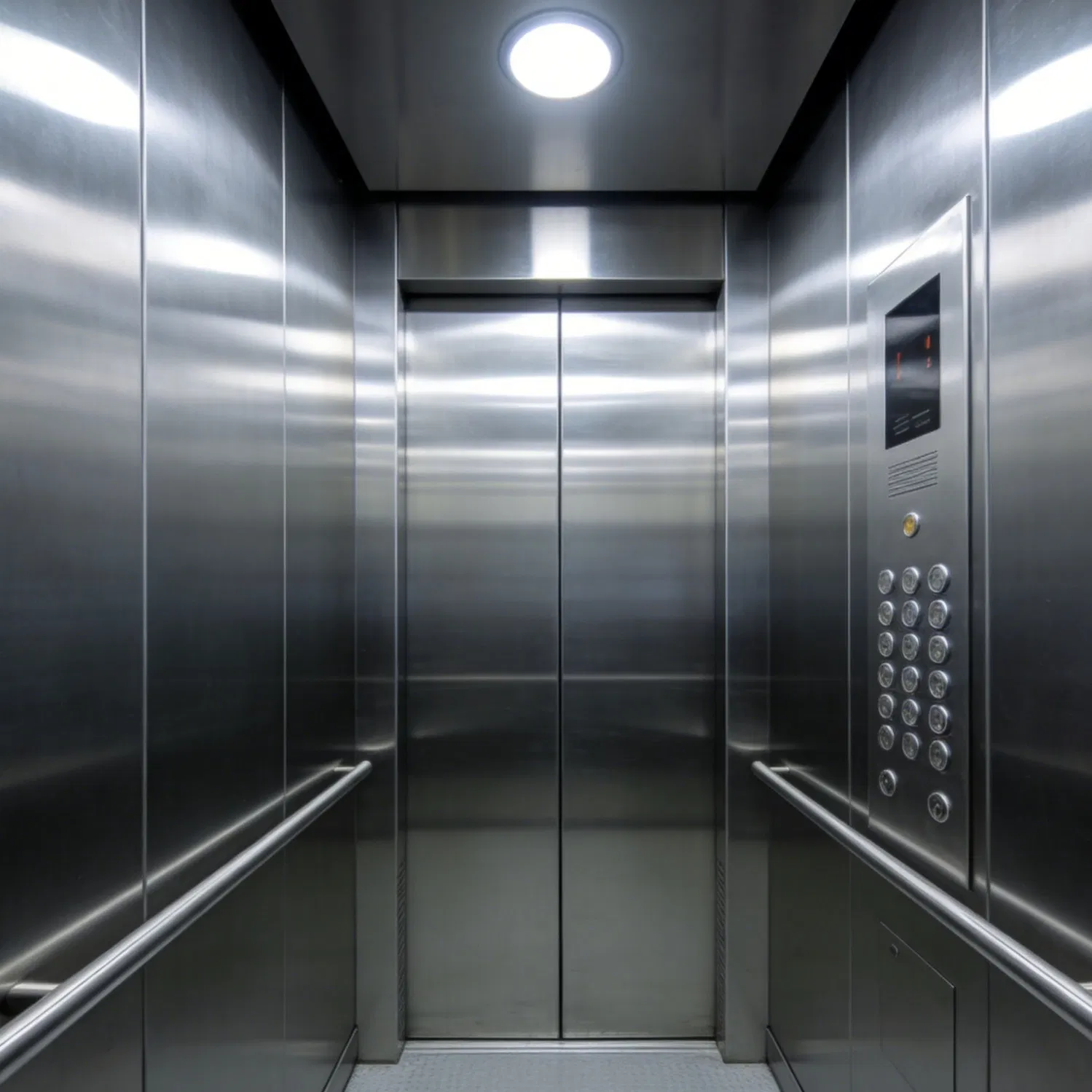 Hospital Clean Room Elevator with HEPA Filtration and Seamless Interior Surfaces