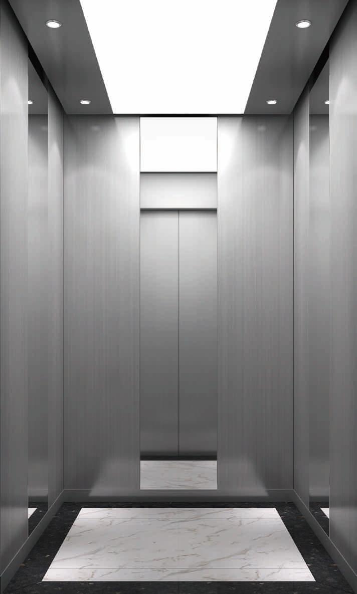 European Standard Machine Roomless Passenger Elevator 1600kg 2.5m/S