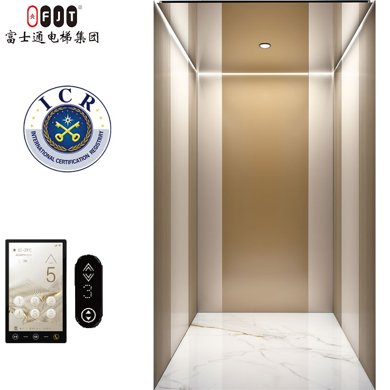 Fujithrough Traction Type Villa Lift for 4 Floor Luxury Building