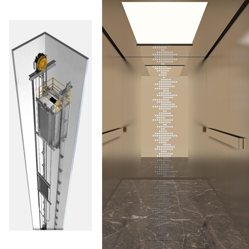 CE Serious Large Capacity Low Noise Hospital Bed Elevator