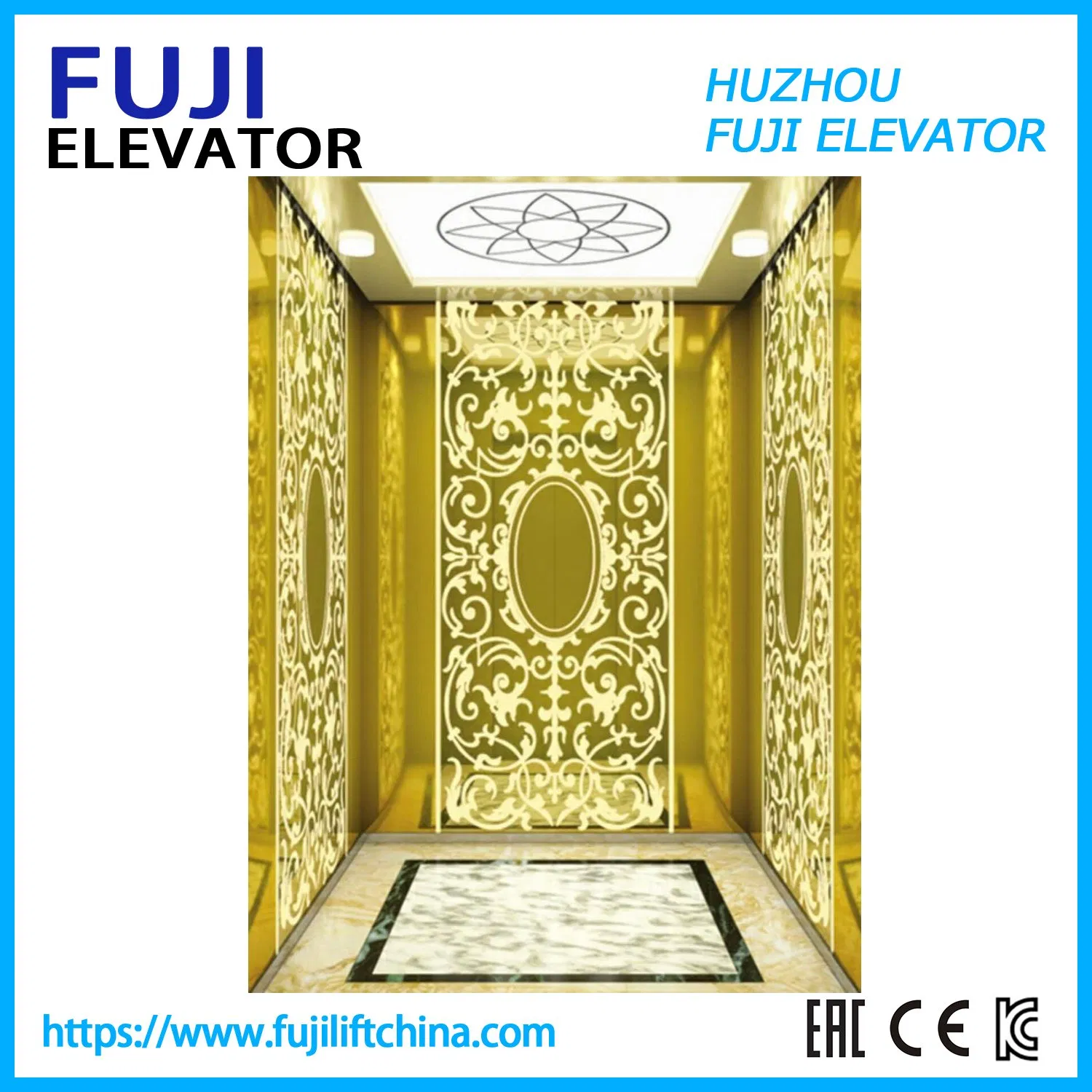 Small Passenger Home Sightseeing Elevator Machine Room China Factory