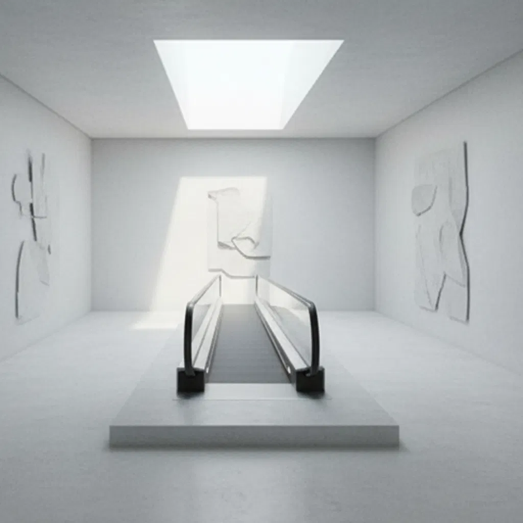 Fujithrough Office Building Moving Walkway