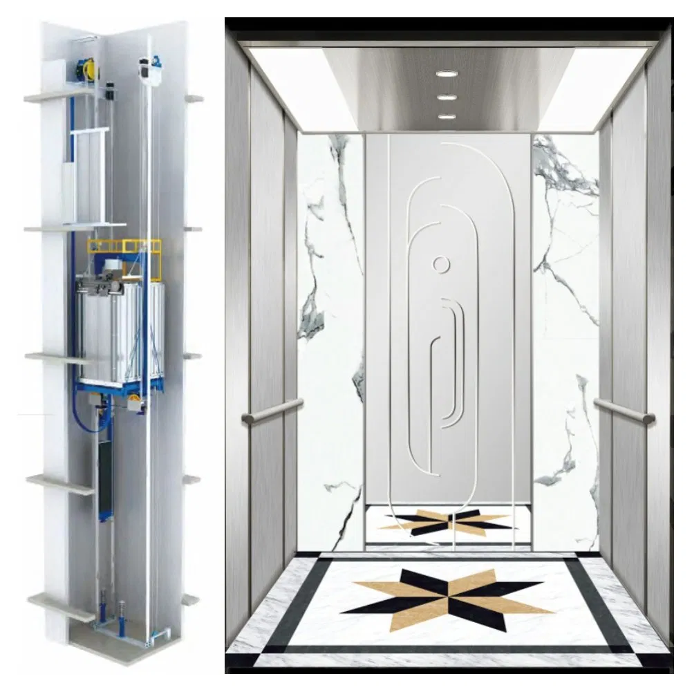 Machine Roomless Residential Traction Lift Passenger Elevator for Apartments/Hotel/Resorts