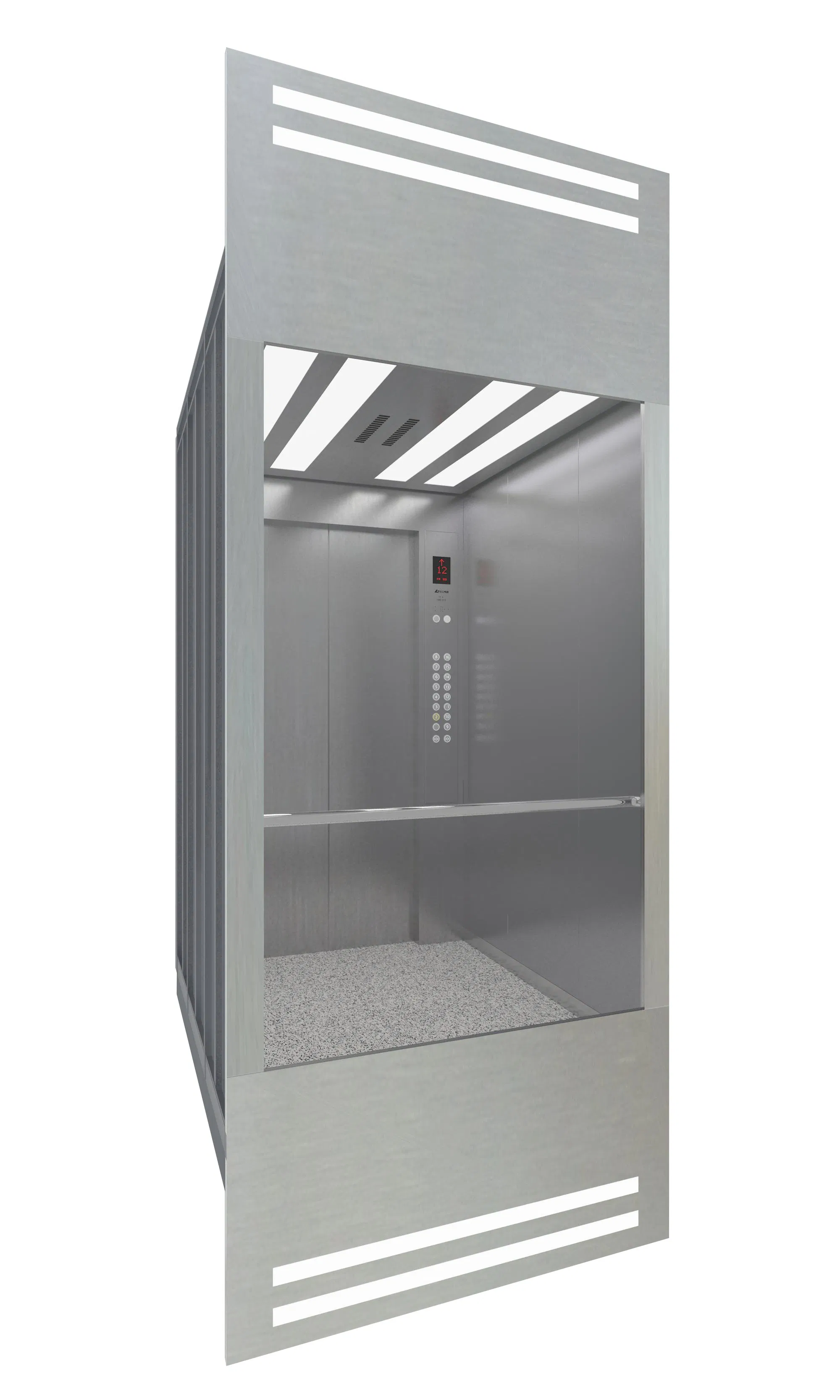 Gearless Glass Small Home Elevator Without Machine Room