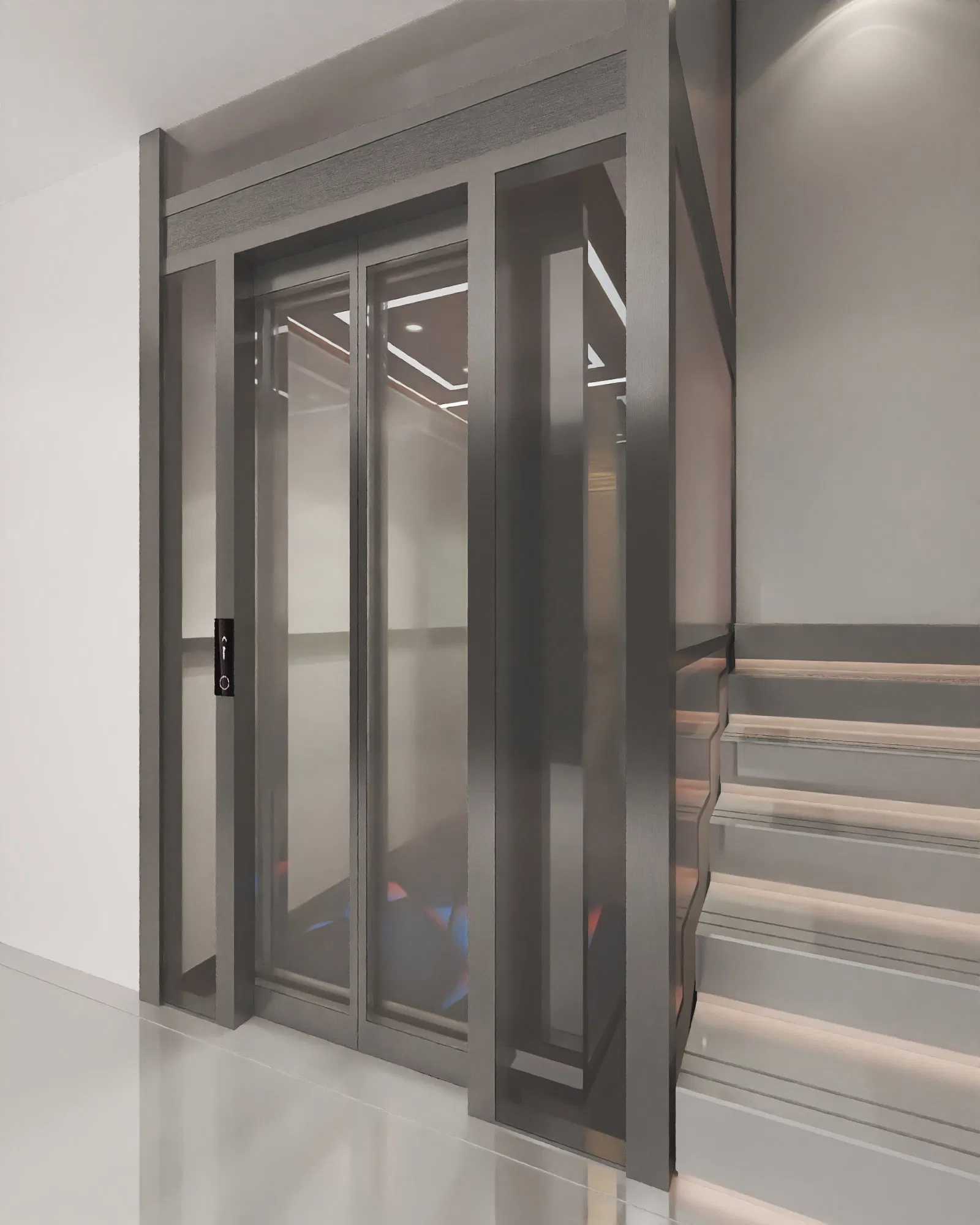 2-6 Floors Shaftless Residential Elevators House Villa Lift Passenger Home Elevator