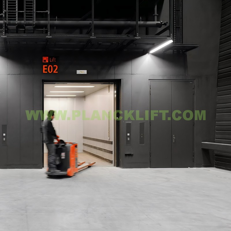 Chinese-Made Traction Freight Elevator, Explosion-Proof Option for Chemical Plants