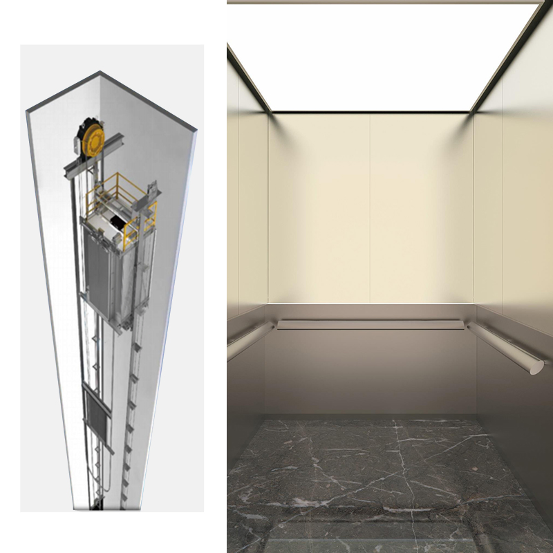 CE Serious Large Capacity Low Noise Hospital Bed Elevator