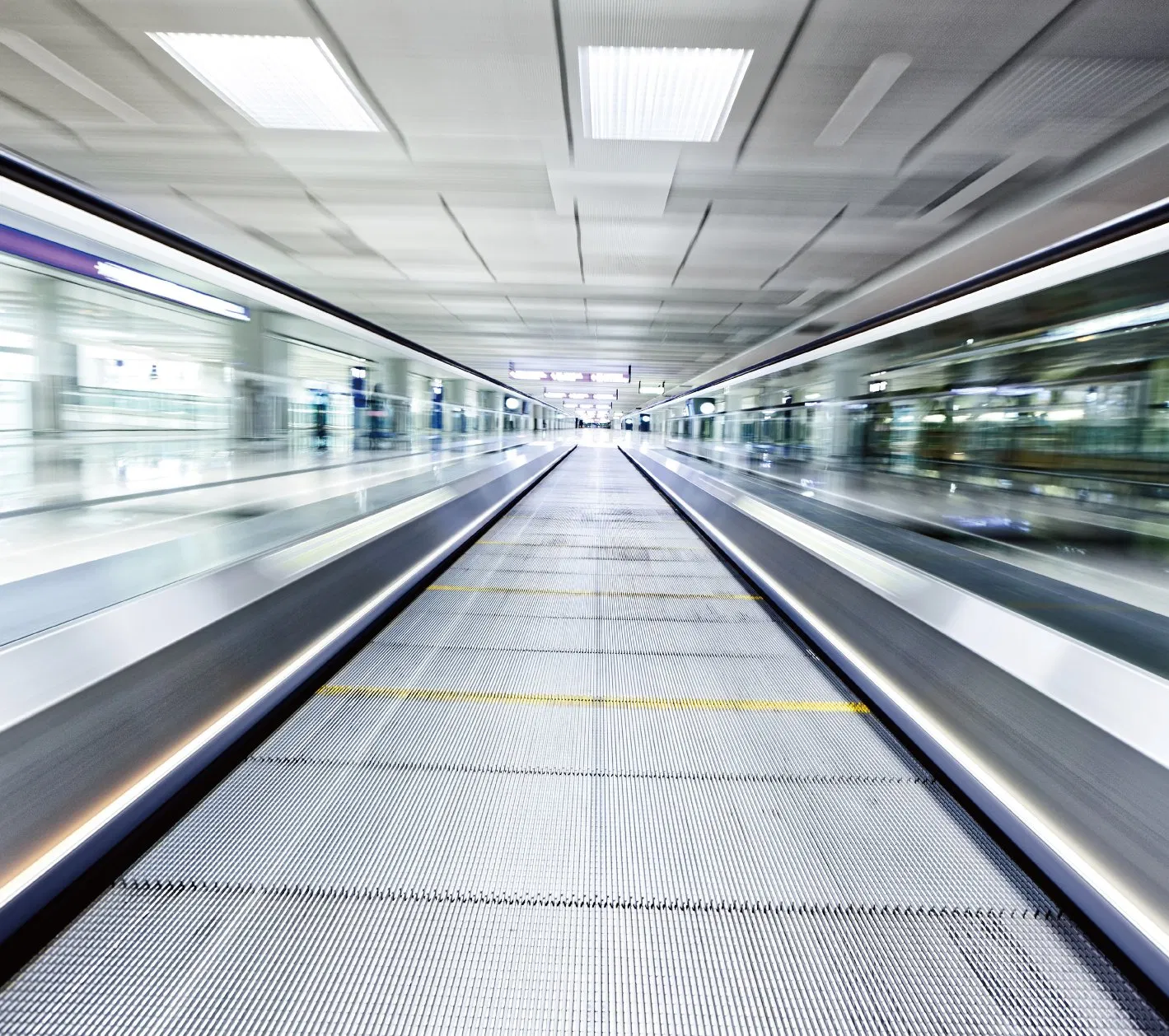 China Black Stainless Steel Moving Walkway for Airport