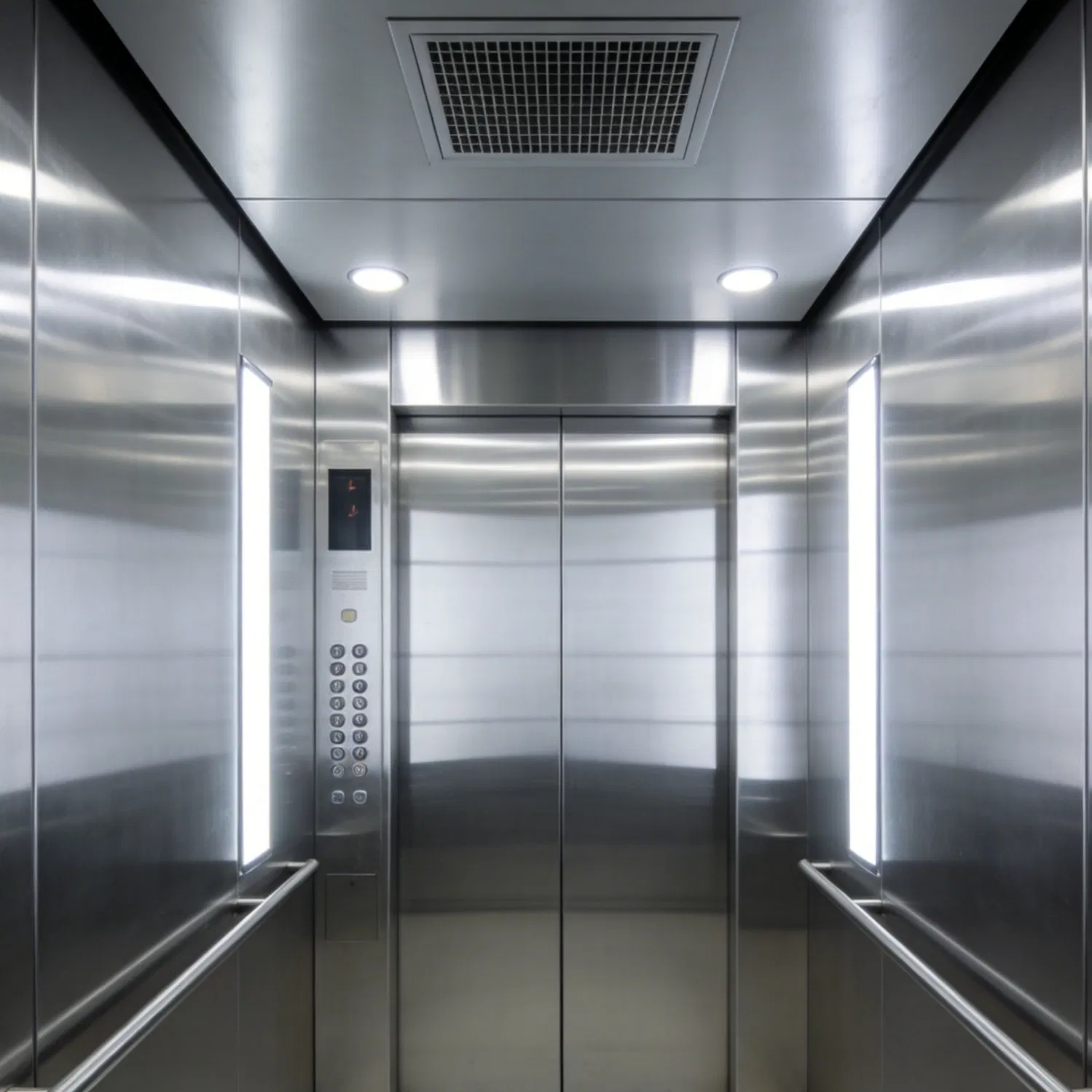 Hospital Clean Room Elevator with HEPA Filtration and Seamless Interior Surfaces