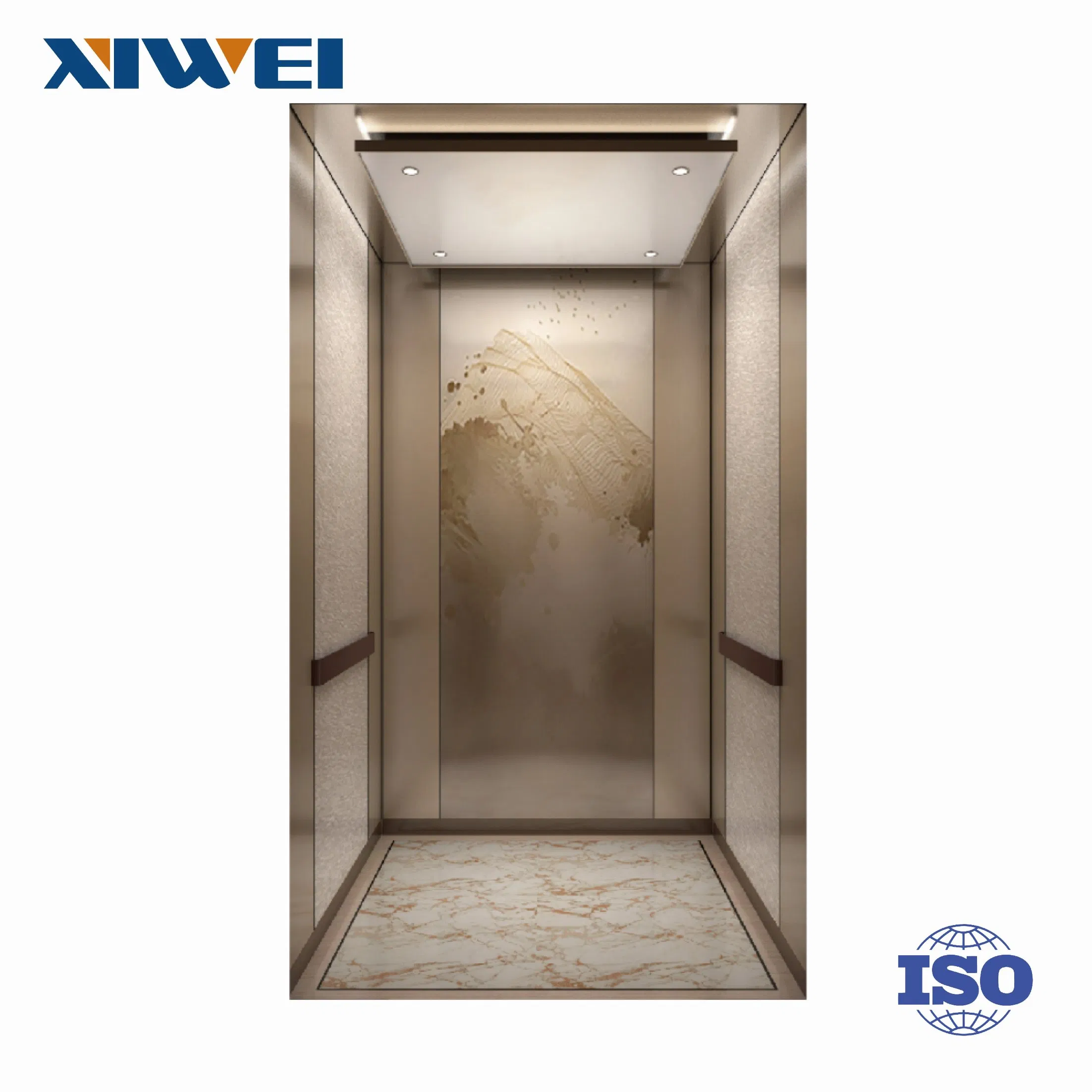 2.00 - 3.50m/S 500-1000kg Xiwei Container Shipping Hospital Residential Passenger Elevator