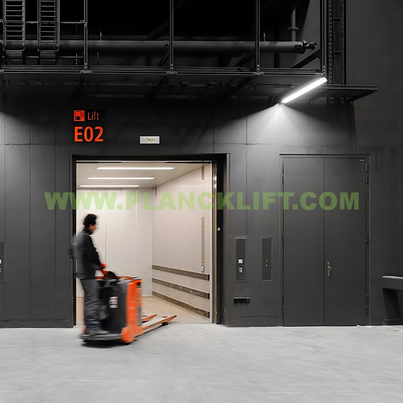 Chinese-Made Traction Freight Elevator, Explosion-Proof Option for Chemical Plants