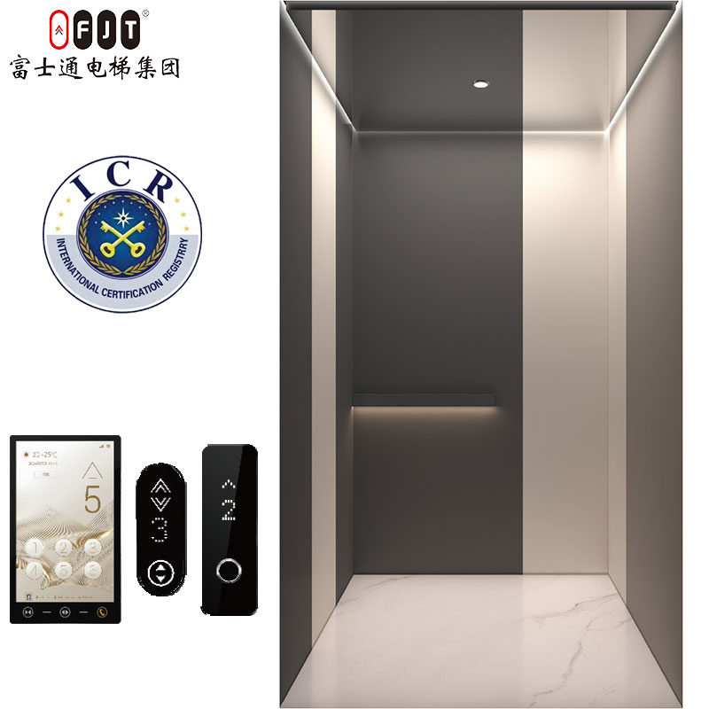 Fujithrough Traction Type Villa Lift for 4 Floor Luxury Building