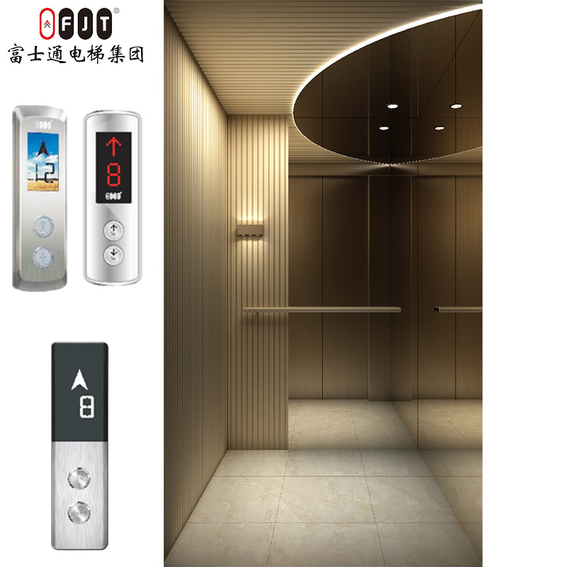 Machine Roomless Single Person Elevator Home Lift Small Residential Elevator for Villa Quiet Operation