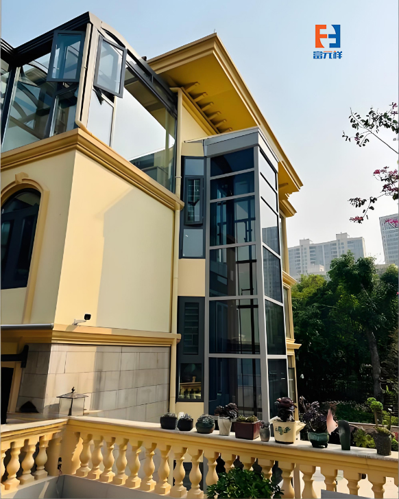 Explosion-Proof Hydraulic Drive Residential Elevator Outdoor Home Elevator