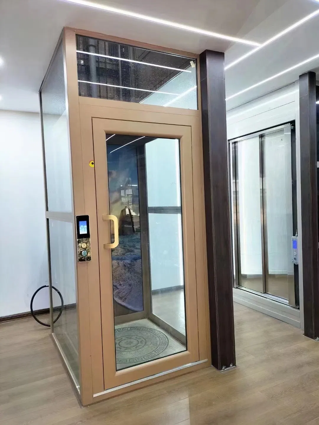 Home Indoor Passenger Best Selling Modern Glass Stretcher Factory Home Elevator Lift Commercial Elevator