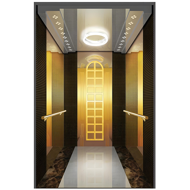 Customized Passenger Elevator 630kg Machine Roomless Residential Lift