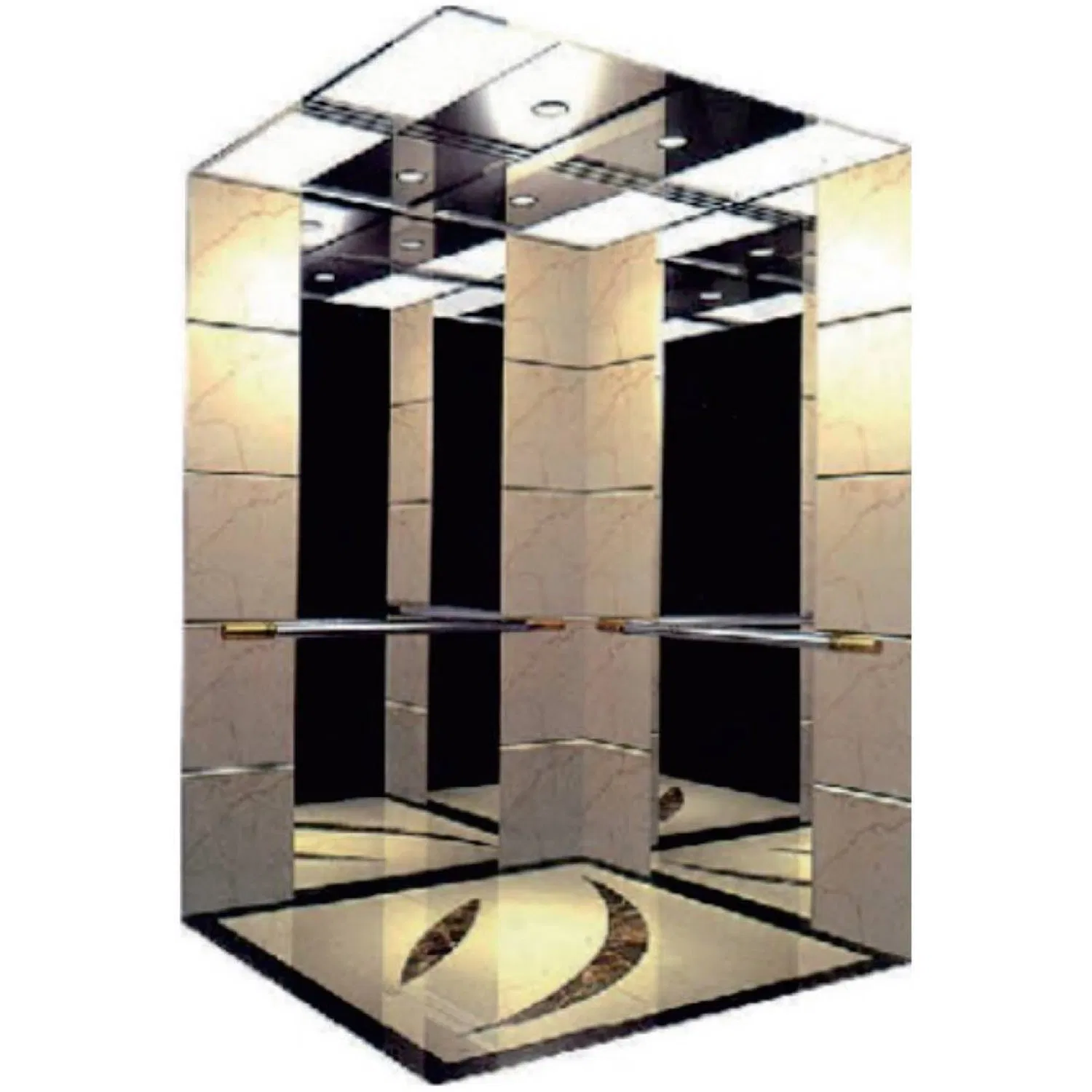 Passenger Elevator 630kg Automatic Vertical Small Machine Room Elevator Lift Residential Elevator Lift