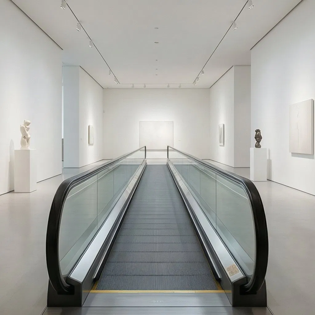 12° 1000mm Step Width Moving Walkway for Supermarket