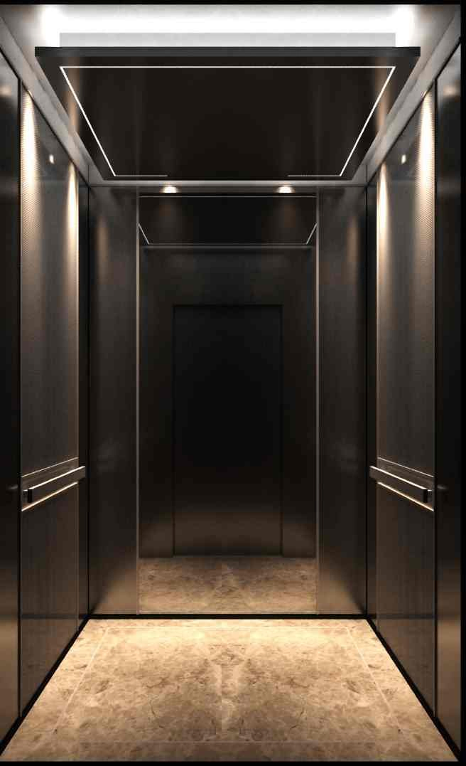 1000kg 1.75m/S Machine Roomless Passenger Elevator