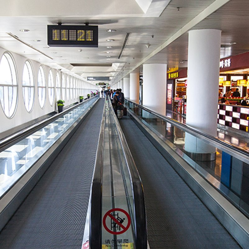 Advanced Safety Stop System for Moving Walkways, ISO Certified