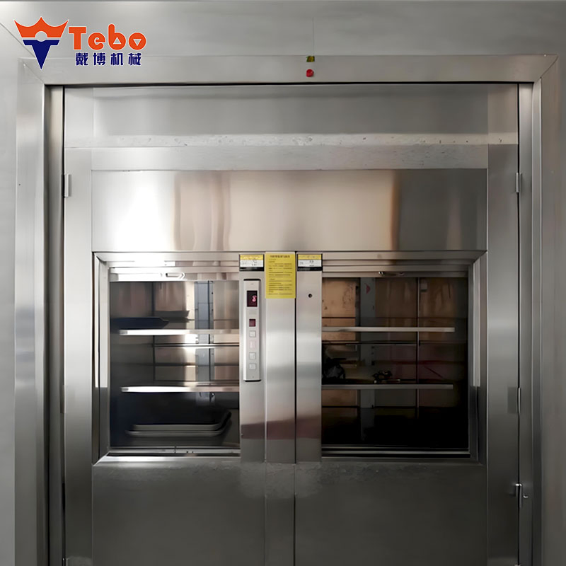 Automatic Home Dumbwaiter Lift Kitchen Goods Elevator with Stainless Steel Cabin