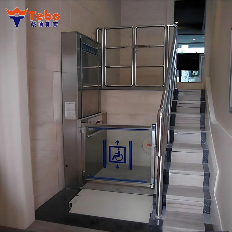 Hydraulic Elevator for Hospitals - 3-Person Capacity, 12m Lift