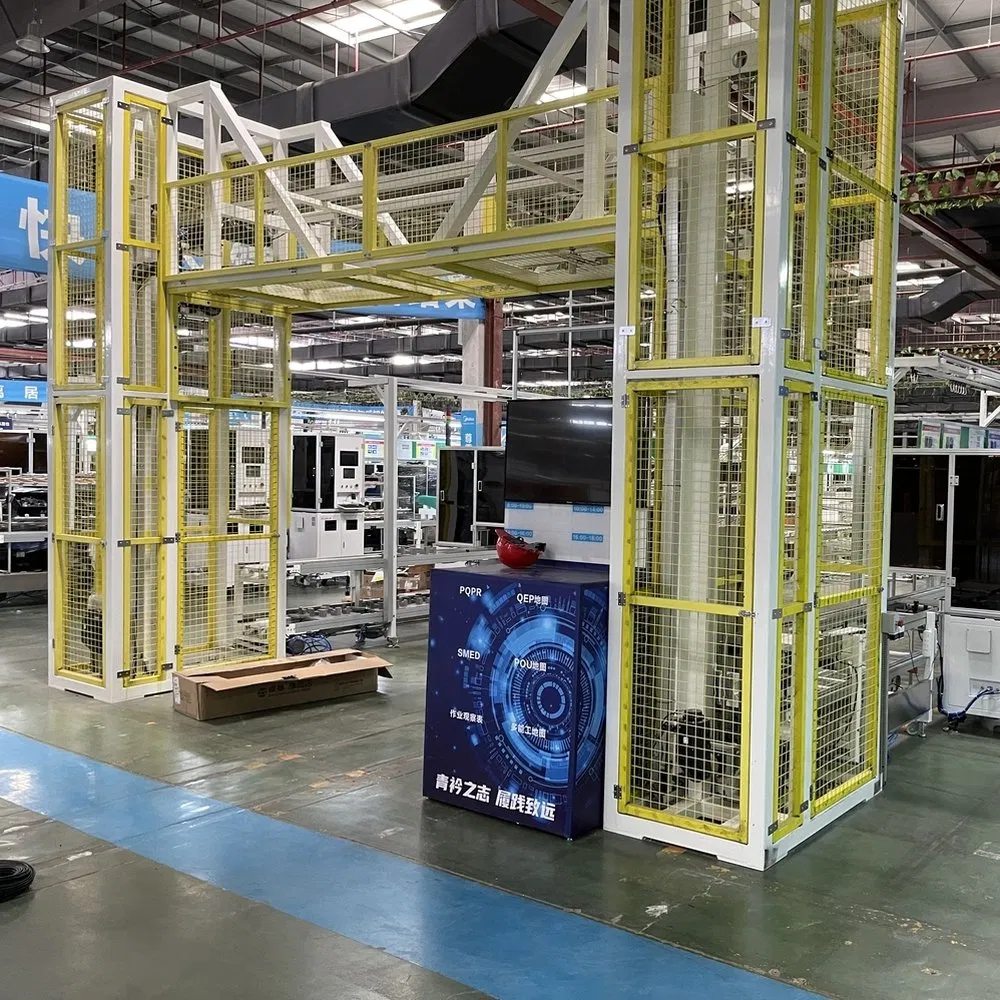 Customizable 5-Ton, 10-Ton 15-Ton Industrial Warehouse Cargo Lifts, Rail-Mounted Electro-Hydraulic Freight Elevators for Warehouses and Factories