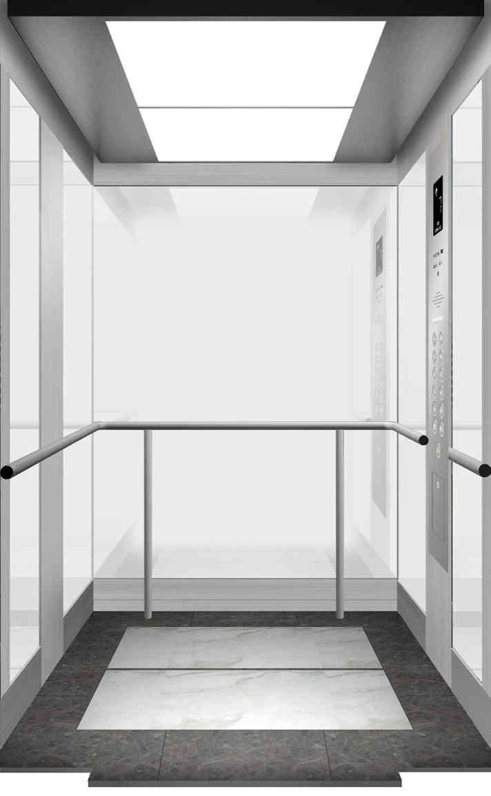 1000kg 1.75m/S Machine Roomless Passenger Elevator