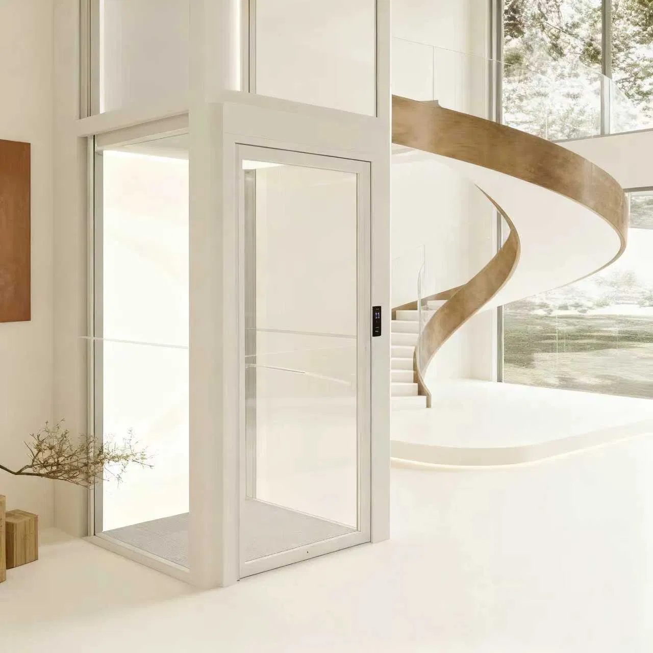 Compact Villa Traction Lift for Home Accessibility Solutions