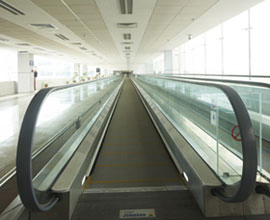 Fujithrough Innovative Moving Walkway for Efficient Indoor Usage