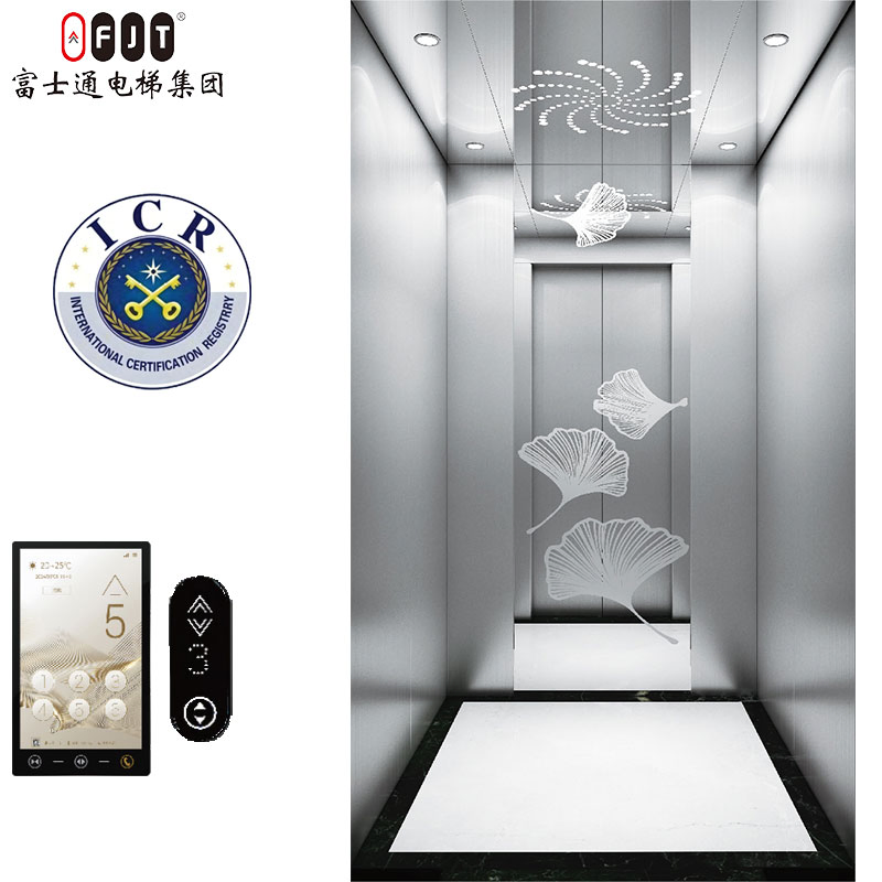 Fujithrough Traction Type Villa Lift for 4 Floor Luxury Building