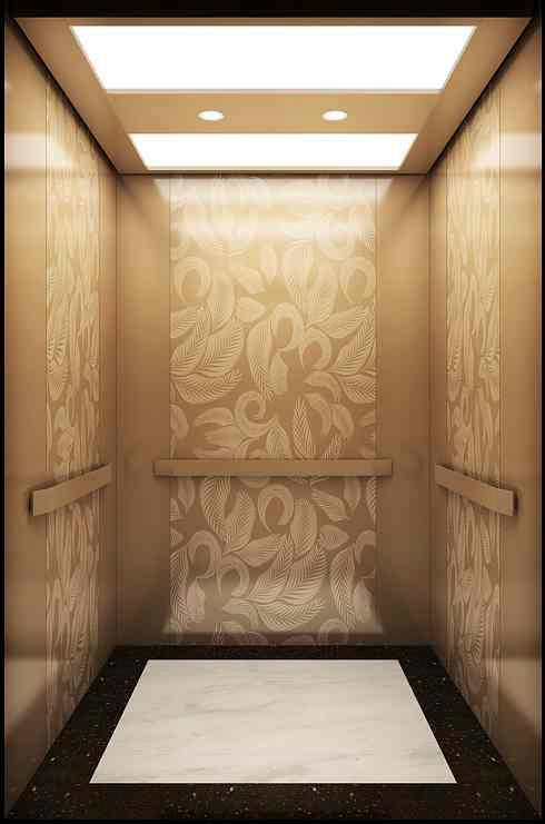 Mrl 1000kg 1.75m/S Machine Roomless Passenger Elevator