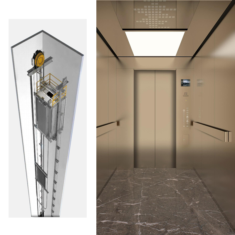 CE Serious Large Capacity Low Noise Hospital Bed Elevator