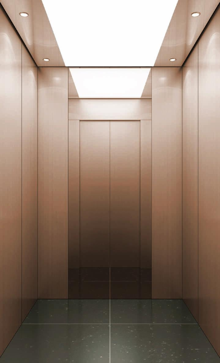 Mrl 1000kg 1.75m/S Machine Roomless Passenger Elevator