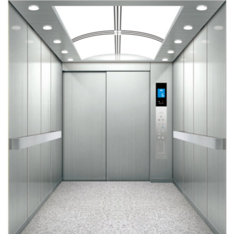Hospital Stretcher Lift Vvvf Controller 1350kg 16 Passengers Medical Bed Elevator