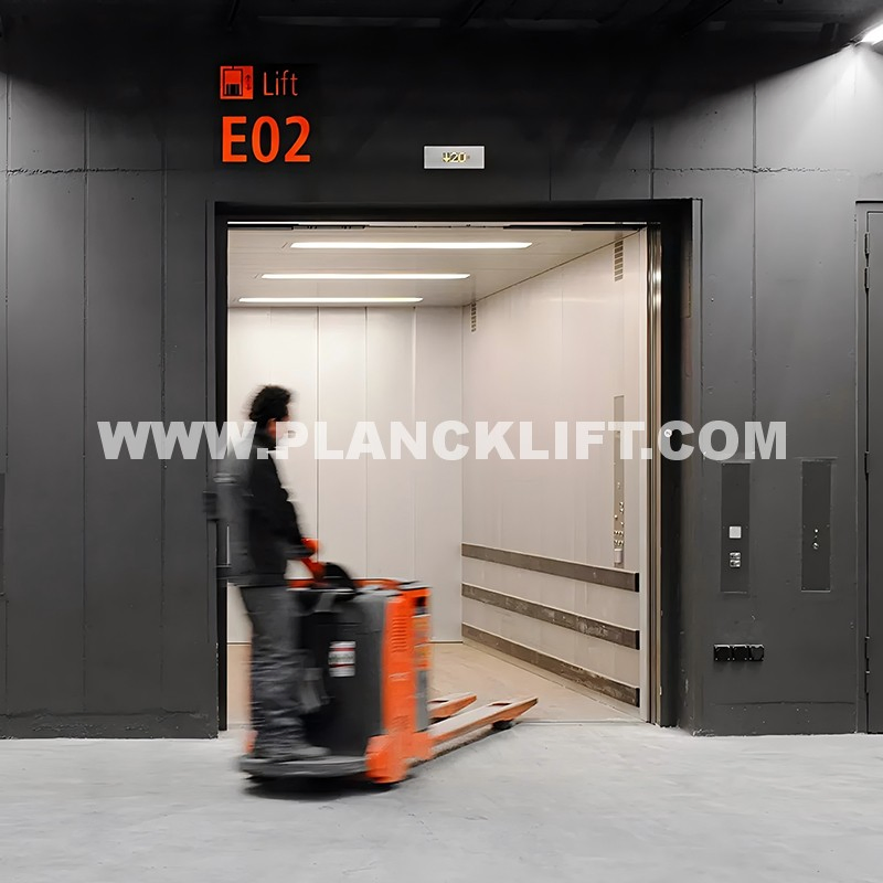 Cost Saving Via Planck, Freight Elevator Factory Price Durable 1000kg Stainless Steel for Cargo Goods Lift Heavy Loads and Frequent Use