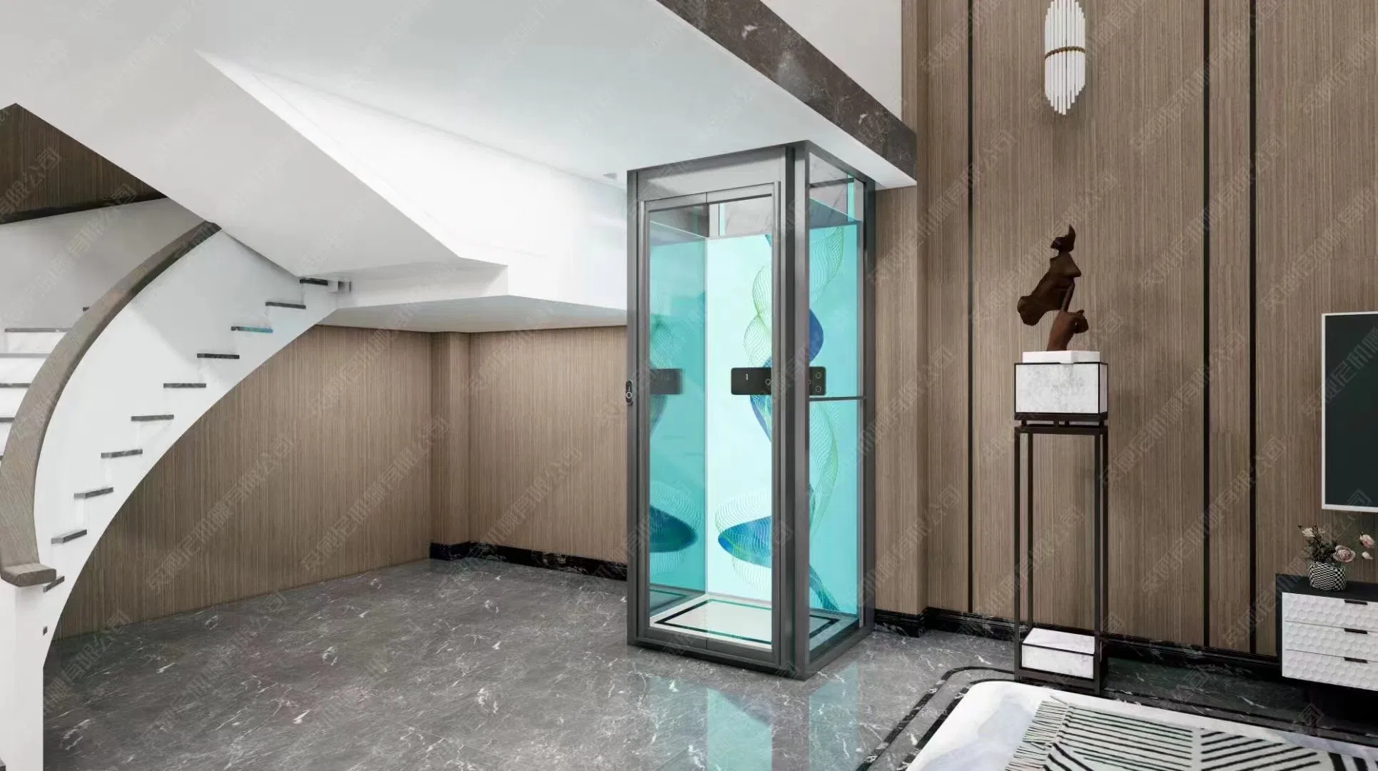 Home Traction Passenger Building Lift Modern Elevator Residential Stretcher Customized Home Lift Industrial Elevator